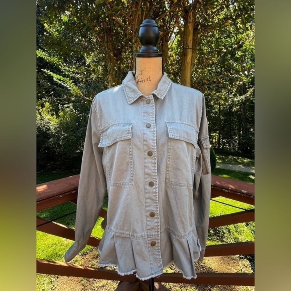Style & Co. Light olive green Jacket xl